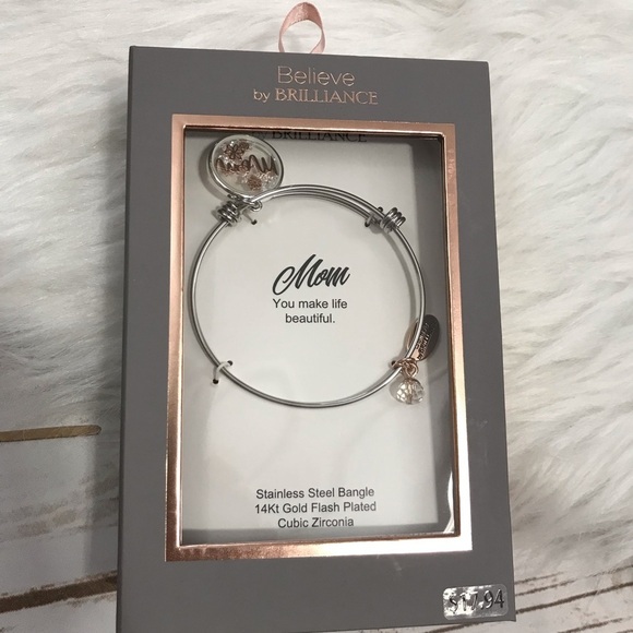 Mothers Day Mom Bracelet Bangle Jewelry Present Gift nwt 9 - Picture 1 of 5